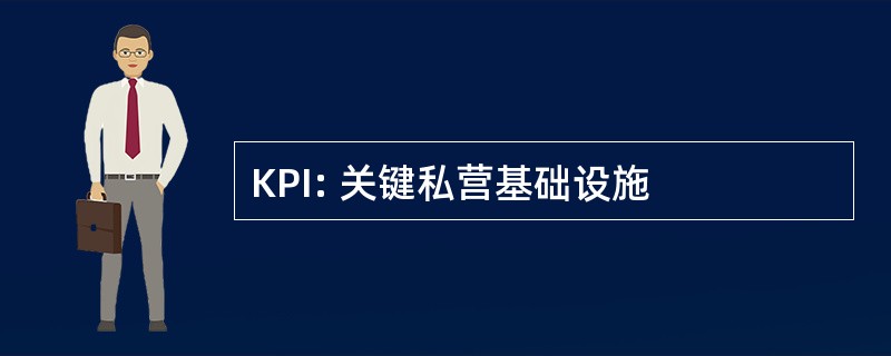 KPI: 关键私营基础设施