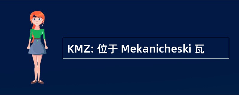 KMZ: 位于 Mekanicheski 瓦