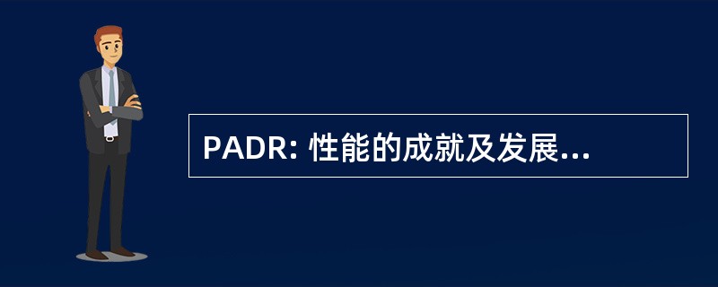 PADR: 性能的成就及发展研究检讨