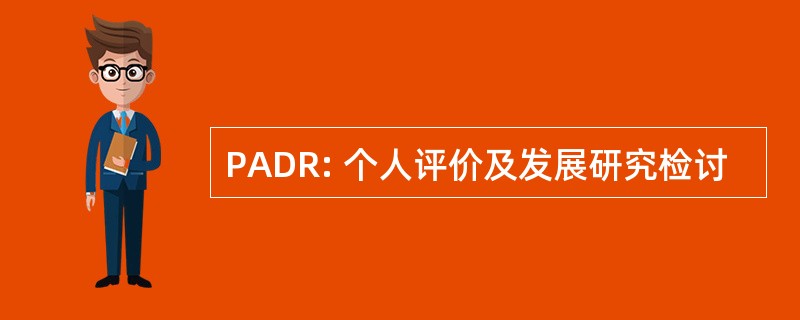 PADR: 个人评价及发展研究检讨