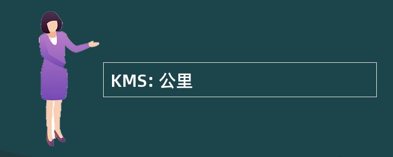 KMS: 公里