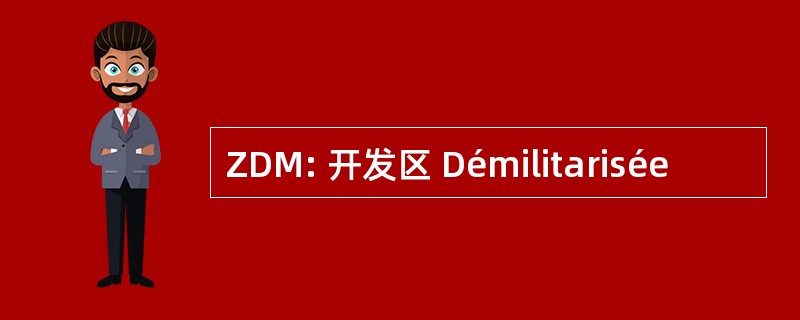 ZDM: 开发区 Démilitarisée