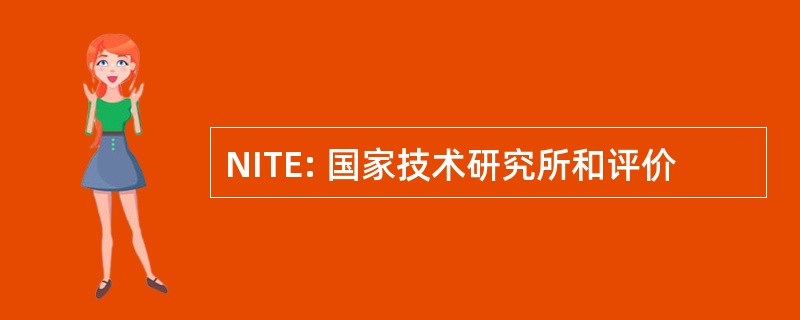 NITE: 国家技术研究所和评价