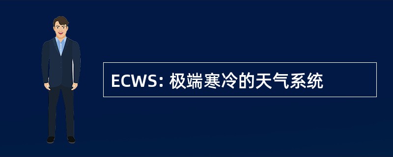 ECWS: 极端寒冷的天气系统