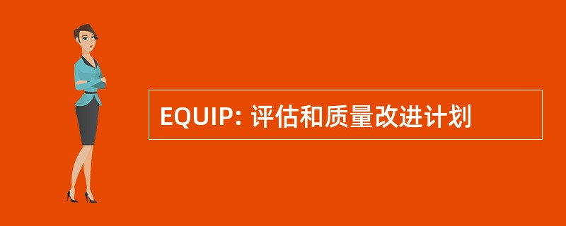 EQUIP: 评估和质量改进计划