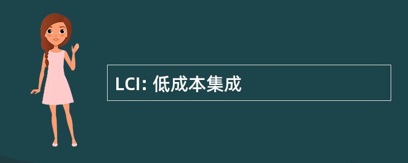 LCI: 低成本集成