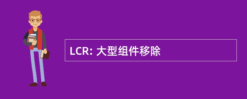 LCR: 大型组件移除