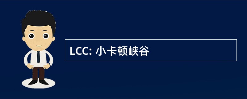 LCC: 小卡顿峡谷