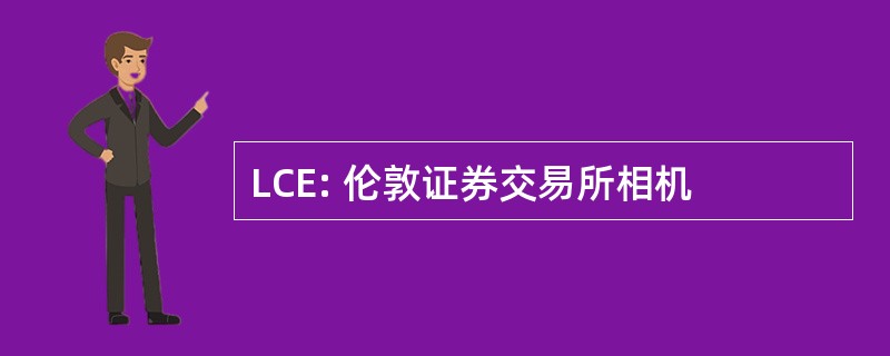 LCE: 伦敦证券交易所相机