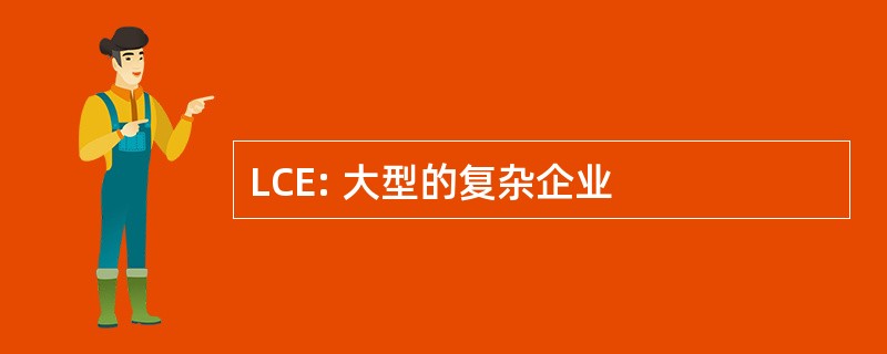 LCE: 大型的复杂企业