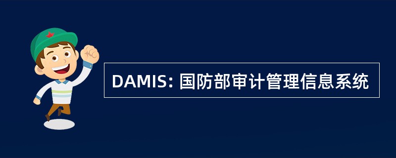 DAMIS: 国防部审计管理信息系统