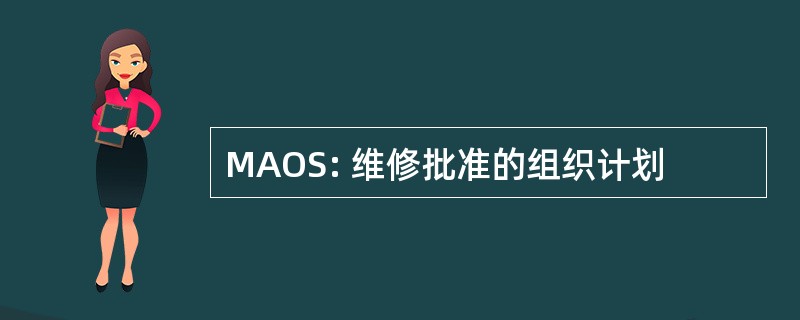 MAOS: 维修批准的组织计划