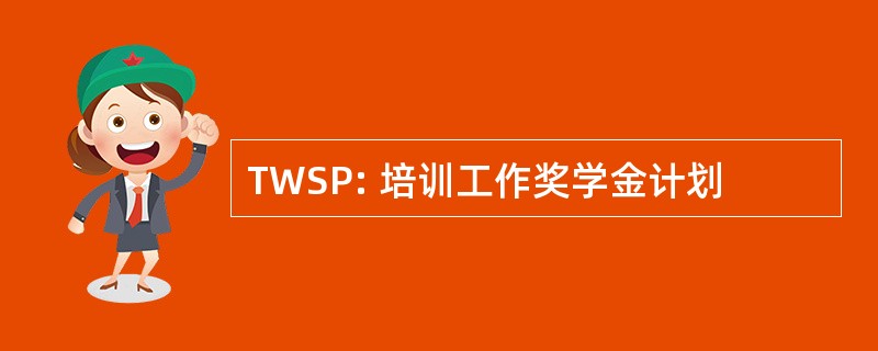 TWSP: 培训工作奖学金计划