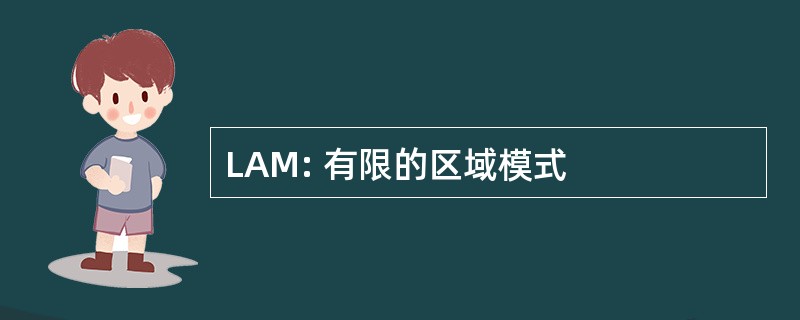 LAM: 有限的区域模式